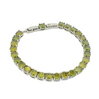 Bracelet Tennis Charmant en Cuivre de 6 mm avec Zircons Colorés à Rangée Unique, Accessoire de Mode pour Hommes et Femmes, Vente en Gros