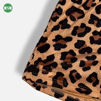 Chine Streetwear imprimé léopard 5 pouces entrejambe maille Shorts haute qualité Sublimation Pointelle Basketball Short Fabricants