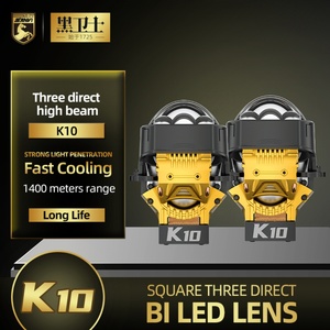 SANVI K10 Square Lens New 3 Inch Bi Led Lens Car Led Projector Lens Headlights - Product Image 2