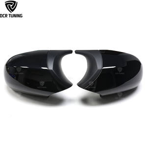 Boîtier de rétroviseur latéral en ABS noir brillant pour BMW Série 3 E90/E91/E92/E93 Série 1 E87/E88/E82 2009-2012 Rétroviseur LCI Facelift - Product Image 1