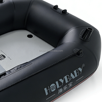 Bateau de pêche gonflable en PVC Hailebao, capacité de 5 personnes, pour la dérive, le ski nautique et le surf dans les lacs et les rivières