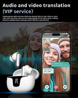 Smart Translator TWS Earphones Online Offine Multi-language Translation for Travel Business Study Real-time Simultaneous
