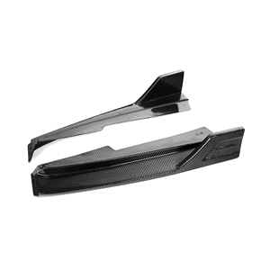 Diffuseur de pare-chocs arrière en fibre de carbone véritable Lumière LED Nouveau diffuseur de mise à niveau automatique Style <span class=keywords><strong>TK</strong></span> pour BMW Série 3 G20 Sports LCI 2023-IN - Product Image 5