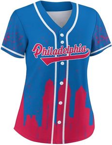 Camiseta de Béisbol Personalizada Estilo Retro, 100% Poliéster, Transpirable, Absorbe la Humedad, Secado Rápido, Sublimación, Números Impresos Digitalmente - Product Image 1