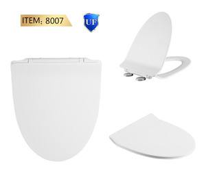 Copriwater Moderno Europeo in Urea per WC con Scarico a Pavimento, Coperchio Durevole per Bagno, Articolo Sanitario per Casa e Hotel - Product Image 4