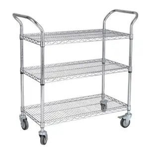 ESD Safe Transport Cart Elektronische Komponente Handling Trolley Entlade wagen Anti statischer Wagen Leitfähiger ESD Cart PCB Trolley