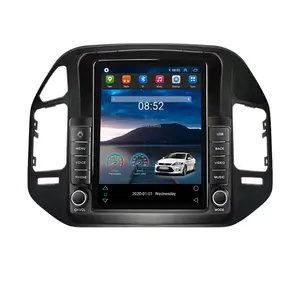 MEKEDE Tesla Android 11 8 + 128G android para Mitsubishi Pajero V73 reproductor de dvd DSP GPS BT estéreo 360 Cámara del coche gps de radio