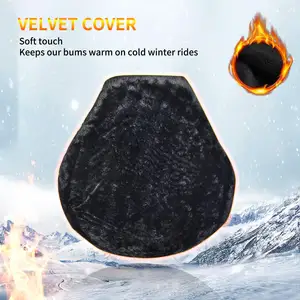 Universal Motorcycle Gel Seat Cushion 3D Honeycomb Shock Absorbing Seat Pad With Motorcycle Seat Cover For Comfortable Long Ride
