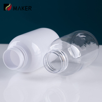 300ml 500ml savon liquide nettoyant pour le visage distributeur d'emballage plastique moussant PET lavage à la main clair noir blanc mousse pompe bouteille