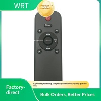 Télécommande vocale IR RF en alliage d'aluminium WRT8011 pour téléviseur avec accessoires