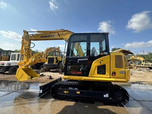 เครื่องขุด PC70-8 Komatsu มือสองจากญี่ปุ่นพร้อมปั๊มเครื่องยนต์ Cummins และส่วนประกอบหลักมอเตอร์ - Product Image 6