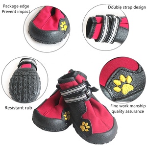 Suministros <span class=keywords><strong>para</strong></span> Mascotas OEM/ODM <span class=keywords><strong>Zapatos</strong></span> <span class=keywords><strong>para</strong></span> <span class=keywords><strong>Perros</strong></span> Pequeños, Medianos y Grandes, Accesorios Impermeables y Resistentes al Desgaste <span class=keywords><strong>para</strong></span> Montañismo al Aire Libre - Product Image 3
