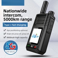 Communicateur sans fil 5G haut de gamme avec réseau national, carte SIM préinstallée, longue portée, batterie 8800 mAh pour la patrouille de sécurité