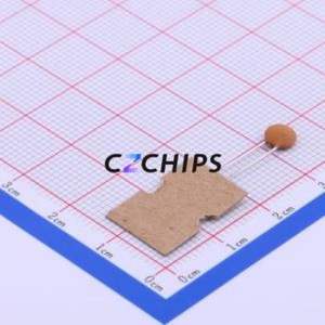 Condensador Cerámico de Disco de Orificio Pasante CC1H203ZA1PD3F4D3000, Componente de Orificio Pasante THT, P=2.54mm 20nF -20%~+80% 50V 2.54mm - Product Image 2