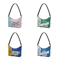 Sac à bandoulière tendance en PU pour femme, design personnalisé, idéal pour les clubs de sororité, sac à main de mode pour l'extérieur, vente chaude