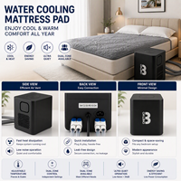 Système de refroidissement intelligent pour lit Eight Sleep Alternative Premium, surmatelas refroidi à l'eau pour les couples et les personnes ayant chaud la nuit