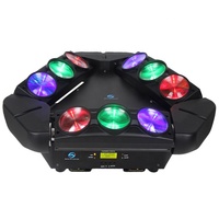 Mega prolites scène dj club led 9 faisceau d'araignée lumière principale mobile