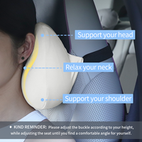 Appui-tête de voiture et confort lombaire coussin lombaire de soutien dorsal en mousse à mémoire de forme ergonomique pour chaise de voiture de bureau à domicile avec sangle