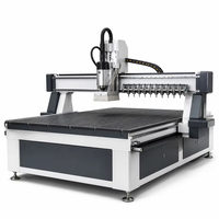 Cambiador de Herramientas Automático de Línea Recta, Cargador Multiherramienta, Máquina Integrada para Cortar, Taladrar y Fresar.