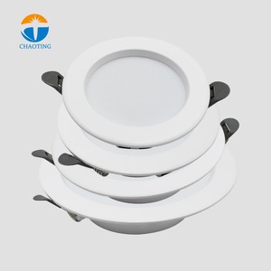 热销嵌入式吸顶铝制+PC筒灯IP44商用LED投光灯带防眩光功能聚光灯 - Product Image 2