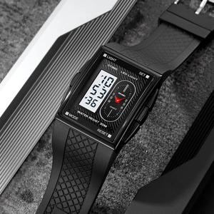 Reloj Electrónico de Lujo para Hombre Skmei 2213, Cronógrafo de Moda, 3 Tiempos, Analógico Digital, Pantalla Dual, Resistente al Agua, LED, Fecha, Semana - Product Image 5