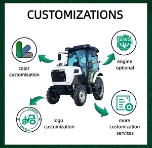 Tracteur agricole de haute qualité de 75 CV avec moteur, boîte de vitesses, roulement, transmission par engrenages, certifié UE pour les agriculteurs européens - Product Image 4