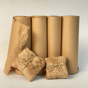Papier d'emballage de luxe en maille nid d'abeille WELLSPRING, double face, en PE recyclé, recyclable, pour fleurs, vente en gros - Product Image 1