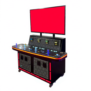 เครื่องเกมตกปลาแนวตั้ง 55 นิ้ว 4 ผู้เล่น ราคาโรงงาน QIQU ตู้เกมอาร์เคดสำหรับบาร์และศูนย์รวมความบันเทิง - Product Image 1