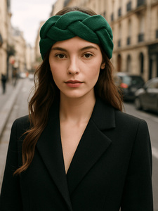 100% Len Dệt Kim Headband Thời Trang Tối Giản Thanh Lịch Rắn Màu Sắc Cho Trượt Tuyết Hàng Ngày Đi Xe Đạp Ngoài Trời Bãi Biển Thể Thao Câu Cá Đảng - Product Image 2
