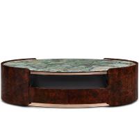 Nouveautés : Ensemble de tables basses en marbre pour salon, marbre de luxe pour table basse moderne, meubles de maison