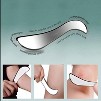 Kit d'outils de massage Gua Sha en acier inoxydable avec logo personnalisé pour le soulagement des douleurs musculaires et la thérapie physique des tissus mous