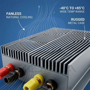 Convertisseur DC-DC haute tension 300V vers 12V 24V, module d'alimentation abaisseur isolé, entrée 200V-400V, 300W 500W 750W, boîtier métallique sans ventilateur, certifié UL - Product Image 3