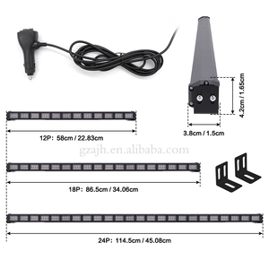 Barre lumineuse stroboscopique multifonctionnelle à LED pour <span class=keywords><strong>automobile</strong></span> <span class=keywords><strong>Conseiller</strong></span> en trafic Feux d'avertissement clignotants Barre lumineuse LED sur le toit à couleur changeante - Product Image 2