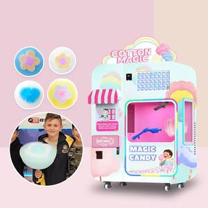 Máquina Automática Personalizada para Hacer Algodón de Azúcar con Aceptador de Billetes - Product Image 1