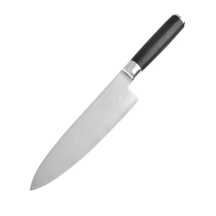 VG10 Real japonés Damasco cuchillo de Chef 71 capas mancha resistente a la corrosión de acero de Damasco cuchillo
