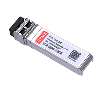 Module émetteur-récepteur optique SFP+ 10G SFP-10G-SR compatible Cisco, 1550 nm, fibre optique monomode, LC Duplex, DDM 0-70 ° C