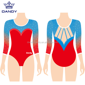 Venta al por mayor baile rítmico sin mangas de chicas jóvenes <span class=keywords><strong>en</strong></span> gimnasia leotardos - Product Image 5