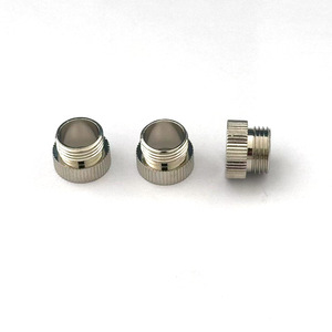 Manchon à visser en T sur mesure M4 M6 M8, insert fileté métrique en acier au carbone nickelé, filetages externes moletés, support OEM - Product Image 2