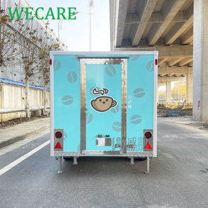 WECARE Carritos de Comida, Camión de Comida Cuadrado, Camión de Hot Dogs y Pizza, <span class=keywords><strong>Restaurante</strong></span> Móvil, Barra de Jugos, Remolque de Comida Totalmente Equipado - Product Image 6