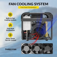 TUXING Stable Performance High Pressure 4500psi 300bar Auto Stop 220V Firefight Tyre Inflation Air Compressor for Scuba Diving