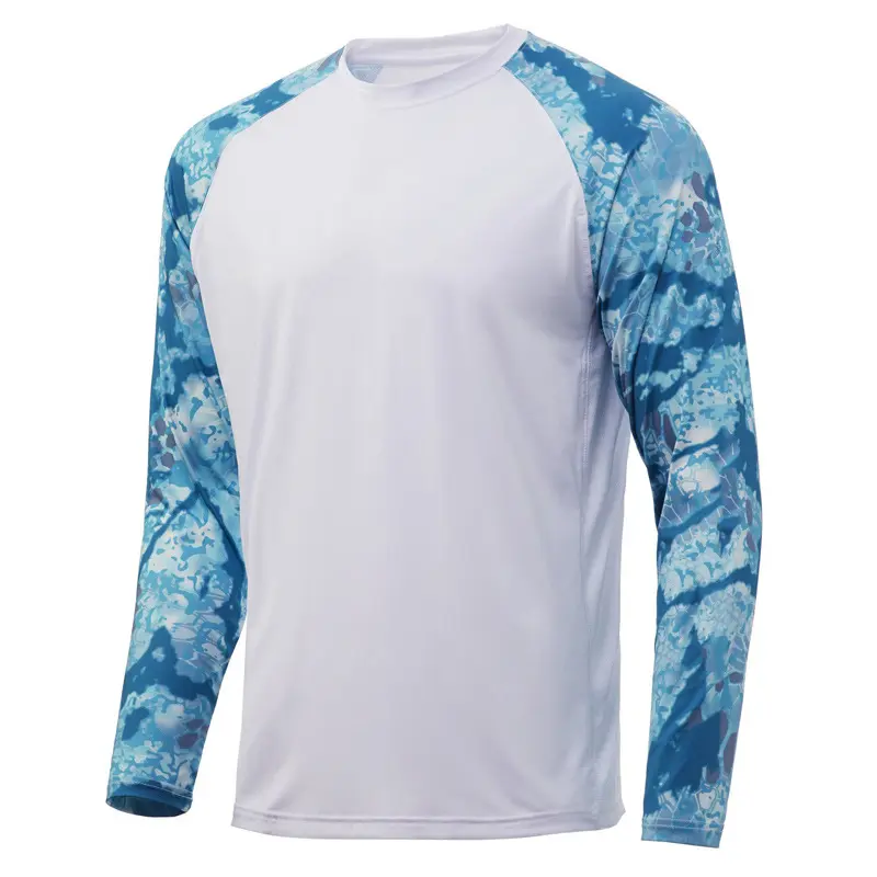 Sunscreen tops sea fishing fishing clothes ice cool breathable long-sleeved sunscreen men's sea iso fishing clothes