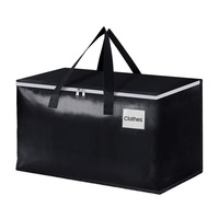 Bolsa de Almacenamiento Transfronteriza Compatible con PP, Saco de Mudanza de Gran Capacidad, Tejido Antipolvo para Ropa y Equipaje