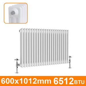 Radiatore in acciaio a 3 colonne di <span class=keywords><strong>design</strong></span> <span class=keywords><strong>per</strong></span> riscaldamento centralizzato da soggiorno antracite montato a parete - Product Image 5