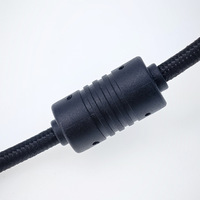 Kabel Printer USB Kustom dengan Inti Ferit untuk Supresi Interferensi, A-Male B-Male, Port Persegi Berlapis Emas, Kabel Data untuk Scanner dan Mesin Fotokopi