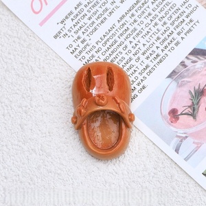 Charm in resina a forma di pane dal design popolare, Kawaii, per custodie del telefono, all'ingrosso, piatti, a tema cartone animato - Product Image 6