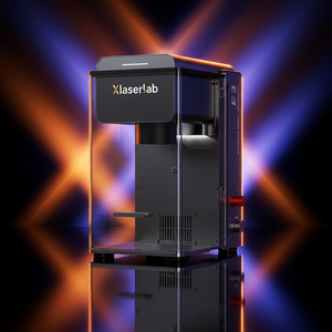 Machine de gravure laser Xlaserlab E3 à ultraviolets pour la gravure interne sur cristal, <span class=keywords><strong>verre</strong></span> 3 mm, bois 5 mm, double fonction de découpe et de gravure, graveur laser 10 W - Product Image 1