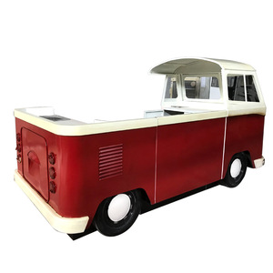 รถขายอาหาร Volkswagen T1 Bus ขนาด 4.8 เมตร สไตล์วินเทจคลาสสิก โครงสร้างสแตนเลส ใช้ภายในอาคาร พร้อมพื้นที่เตรียมอาหาร ประกอบง่าย - Product Image 5