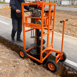 Motor Diesel A Gasolina Máquina Escavadora Móvel Do Solo Do Buraco Do Solo Do Jardim Máquina De Escavação Trado Terrestre - Product Image 1