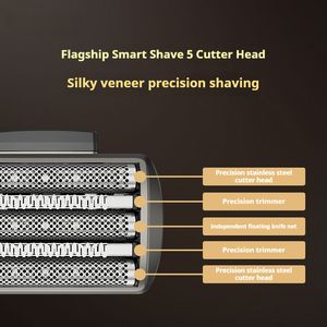 Tondeuse à barbe professionnelle, rasoir électrique à mouvement alternatif pour l'extérieur, rasoirs électriques intelligents pour le visage, Afeitadora, rasoir électrique - Product Image 3