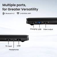 Ordinateur portable mini 10,1 pouces ultra-léger et fin, écran IPS, Intel N4000, 8 Go LPDDR4, 128 Go SSD – Idéal pour les étudiants – Meilleures ventes